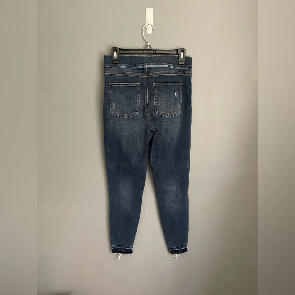 Spanx Jeanish Distressed Leggings Womens Size Medium - Picture 2 of 3